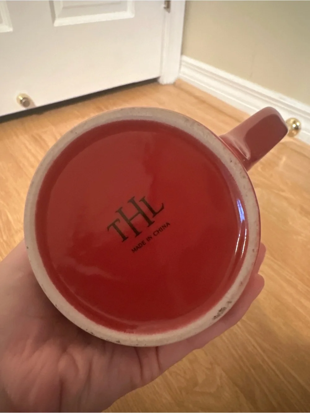 Red 'ho ho ho' Holiday Ceramic Mug